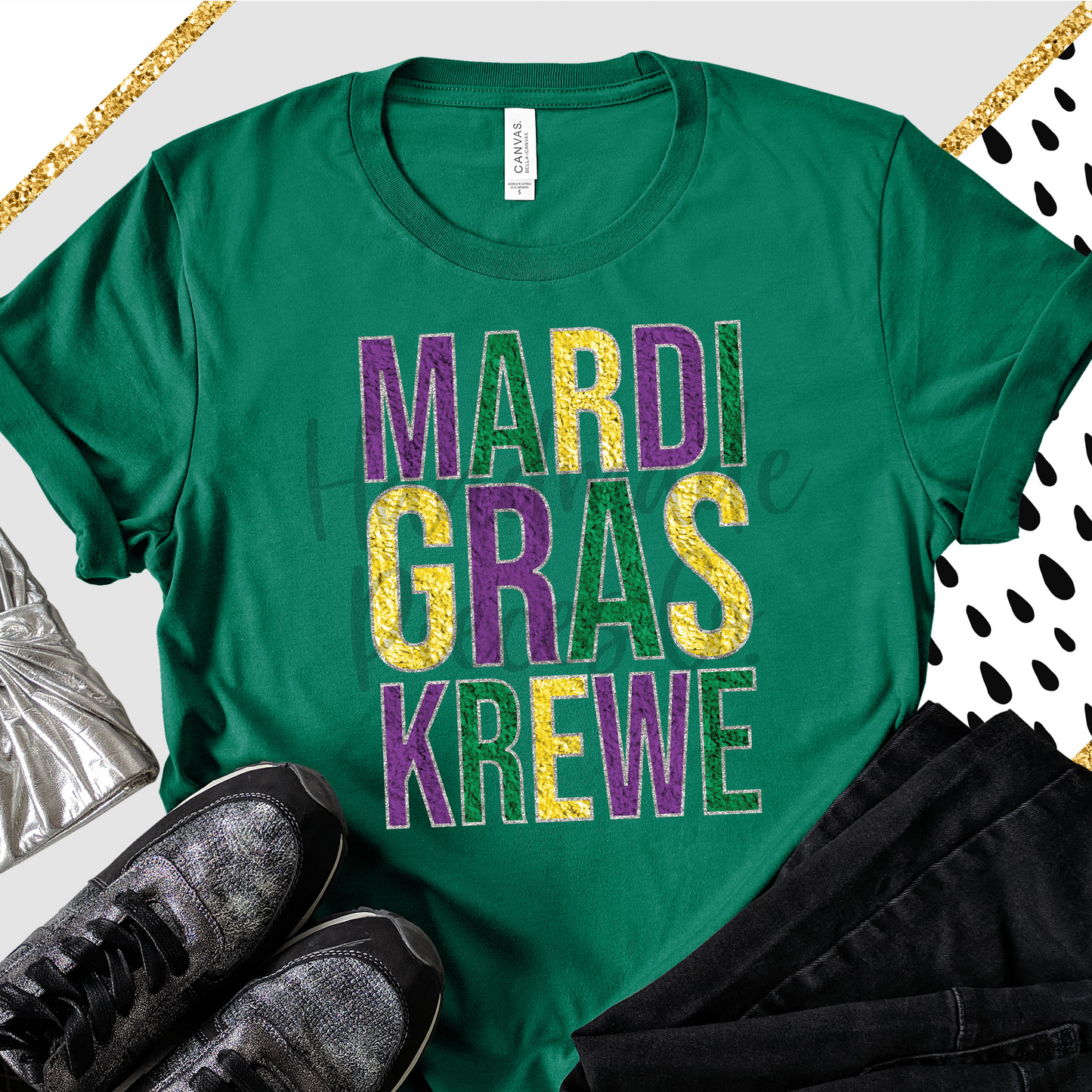 Mardi Gras Krewe, Chenille - Digital Download