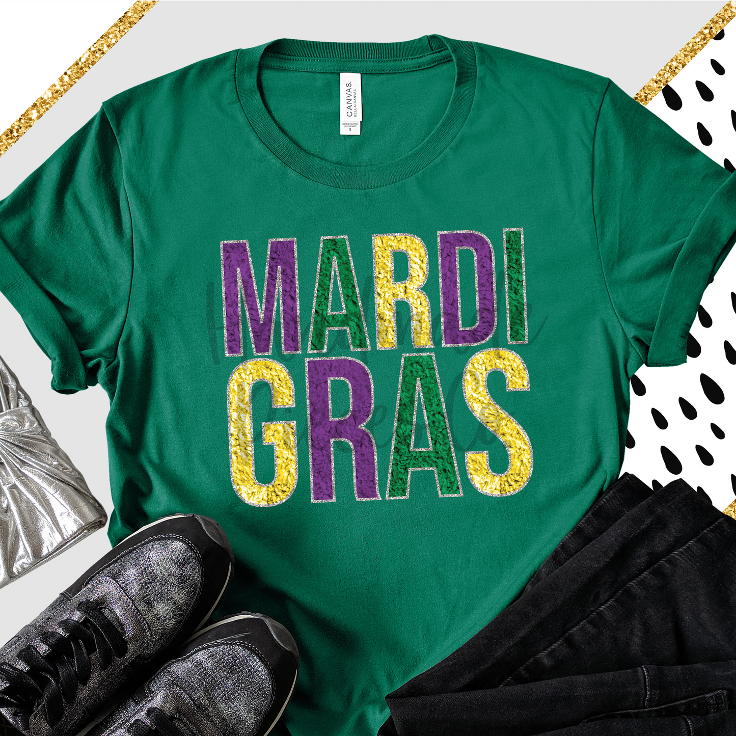 Mardi Gras, Chenille - Digital Download