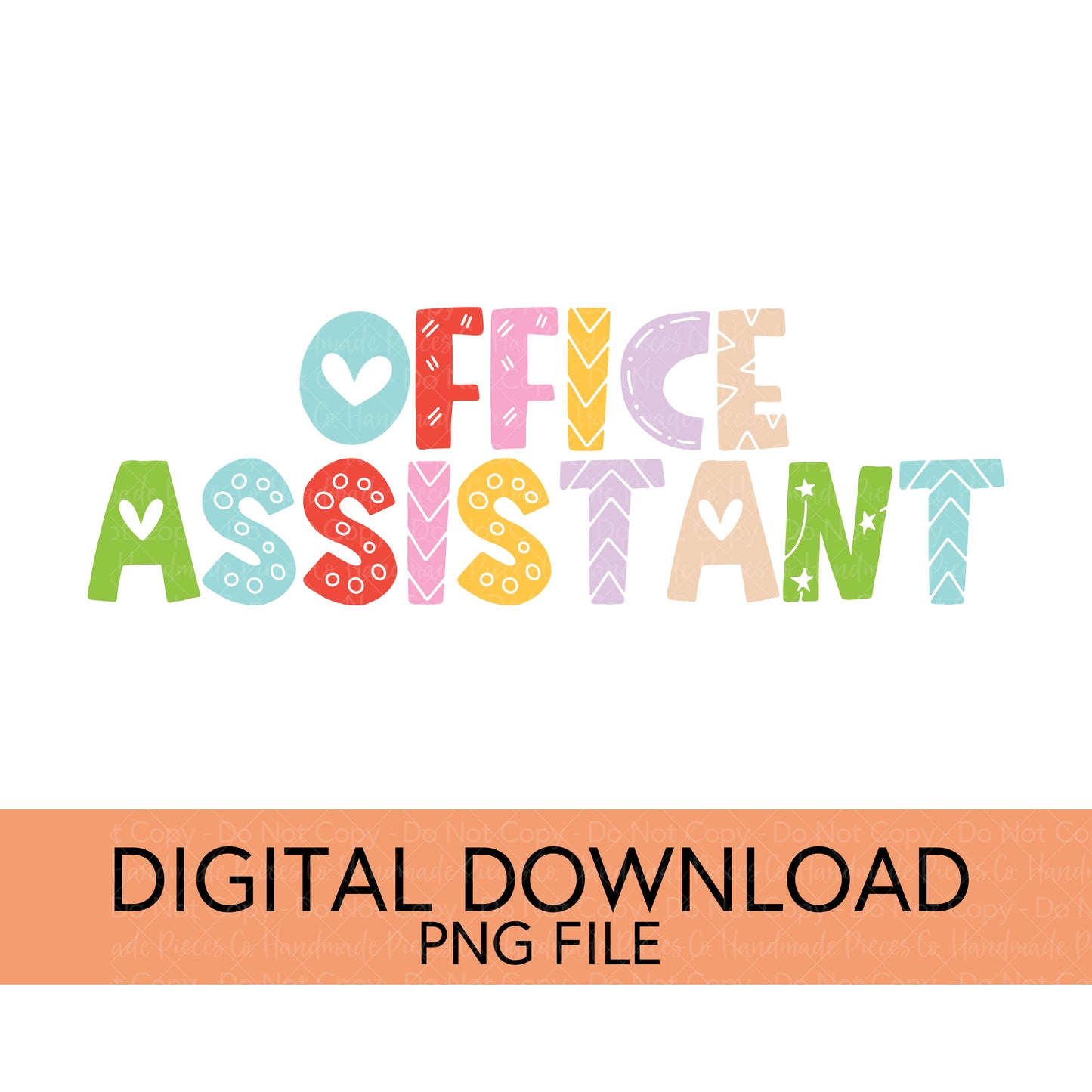 Colorful Teachers, Grades, and School Clubs PNGs - Digital Download