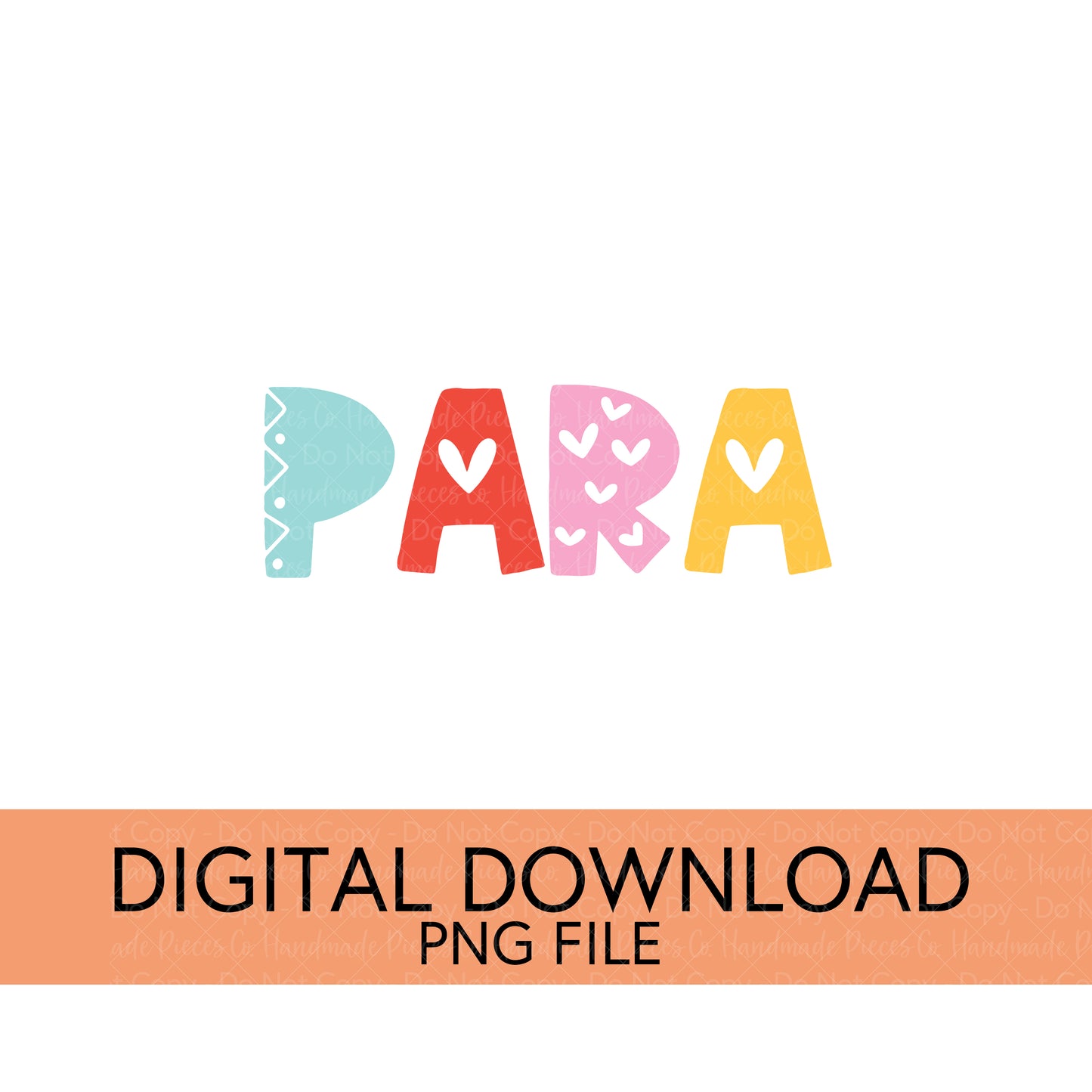 Colorful Teachers, Grades, and School Clubs PNGs - Digital Download