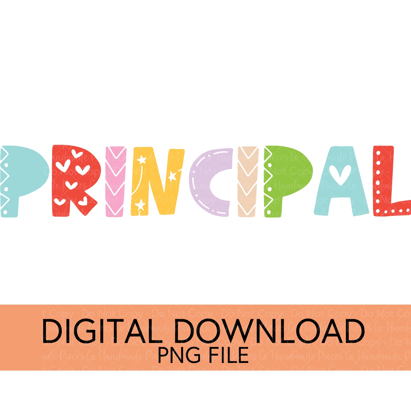 Colorful Teachers, Grades, and School Clubs PNGs - Digital Download