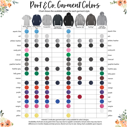 Sun and Waves Embroidered Garment - Adult