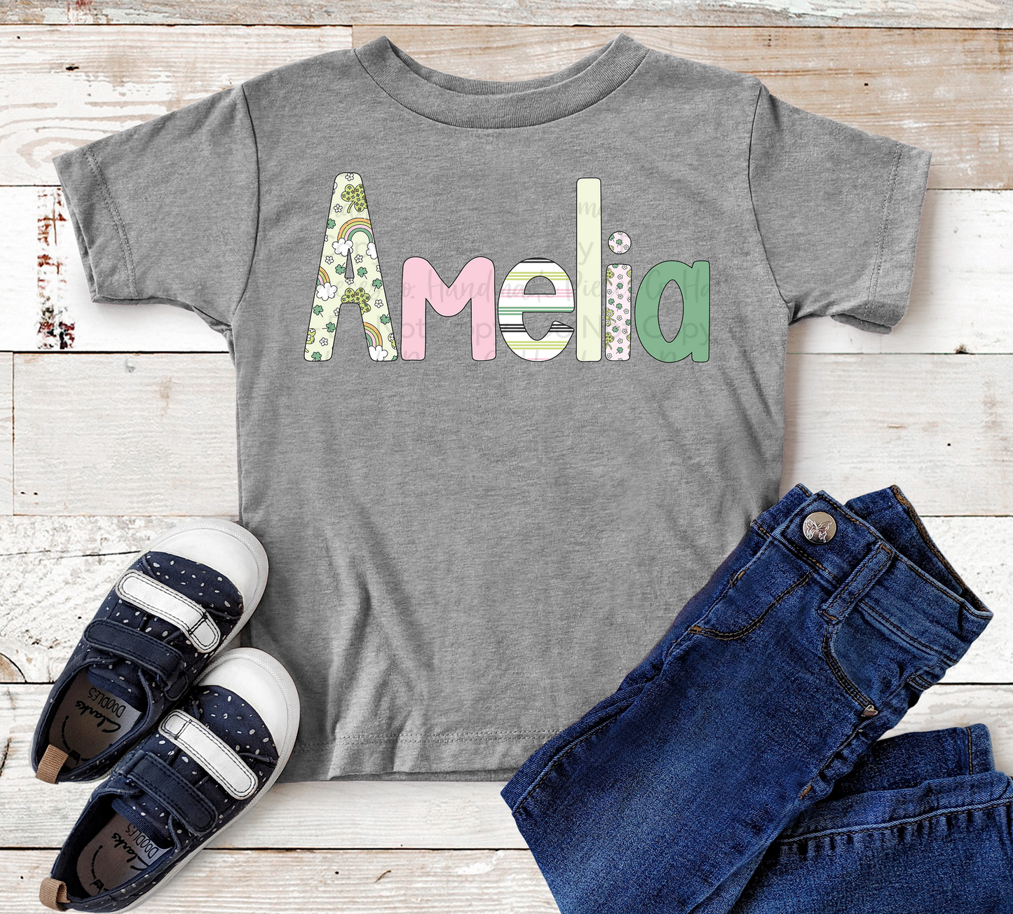 St. Patrick's Day Doodle Alpha Set - Digital Download