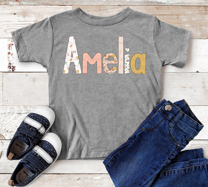 Floral Alpha Set, Bohemian Spring - Digital Download