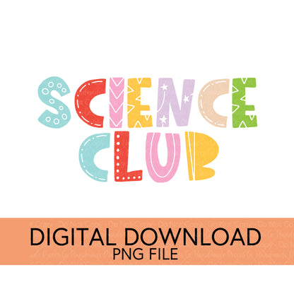 Colorful Teachers, Grades, and School Clubs PNGs - Digital Download