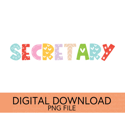 Colorful Teachers, Grades, and School Clubs PNGs - Digital Download