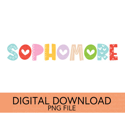 Colorful Teachers, Grades, and School Clubs PNGs - Digital Download