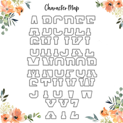 Create Your Own Embroidered Appliqué, Split with Text Garment (Satin Stitch - Adult