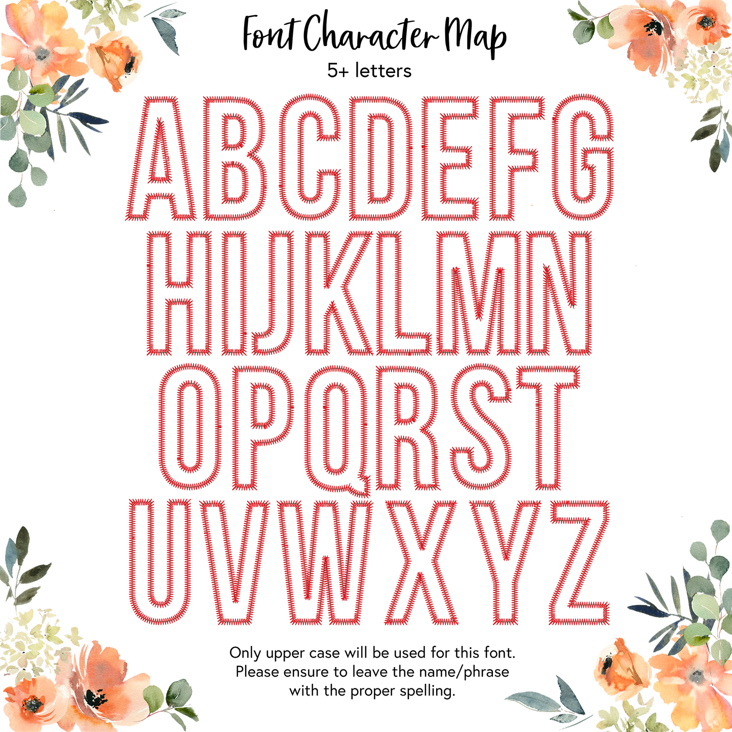 Custom Name Appliqué with Sleeve Embroidery Garment - Adult