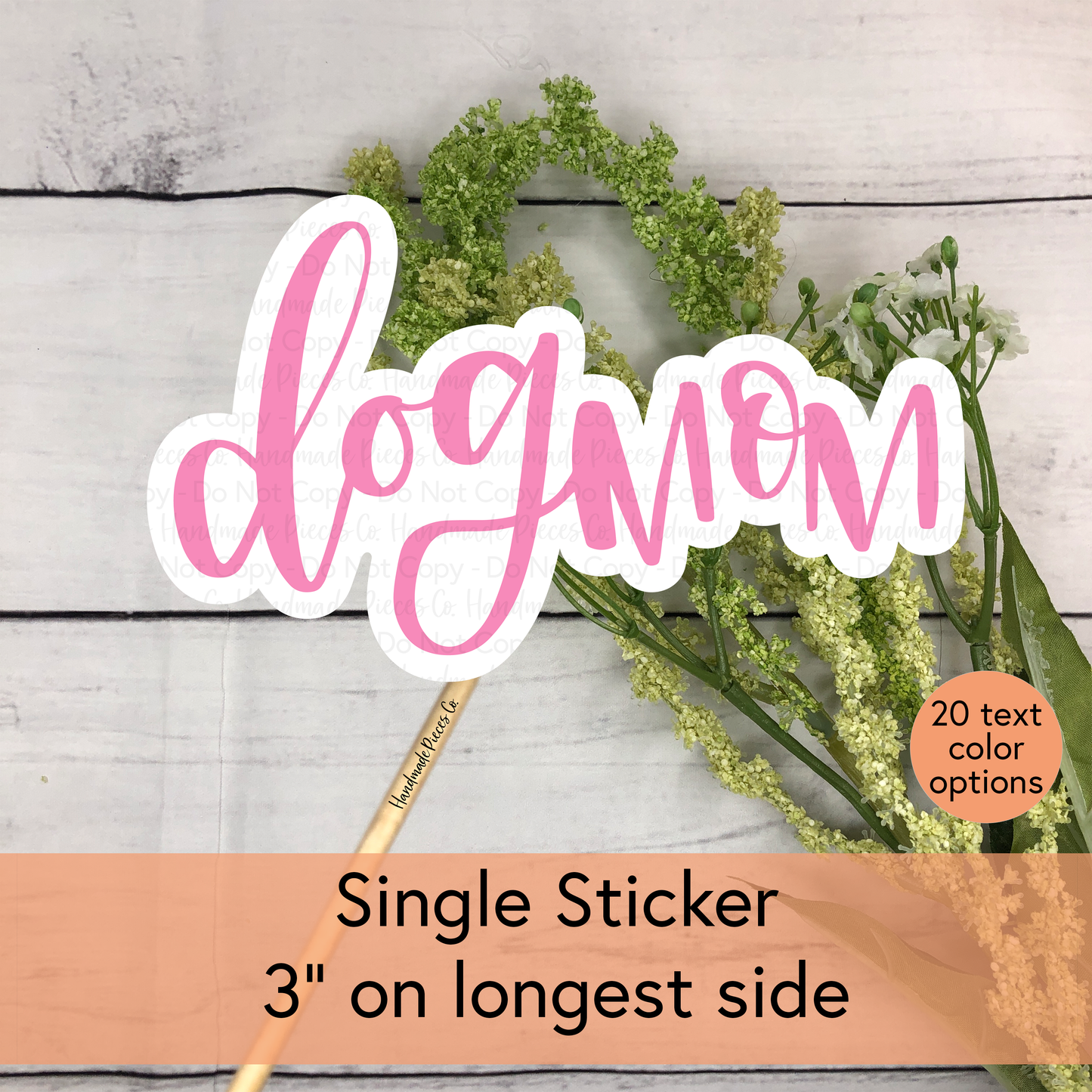 Dog Mom - Vinyl Sticker