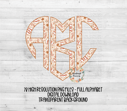 Snack Cakes Monogram, Version 3 - Multiple Styles - Digital Download
