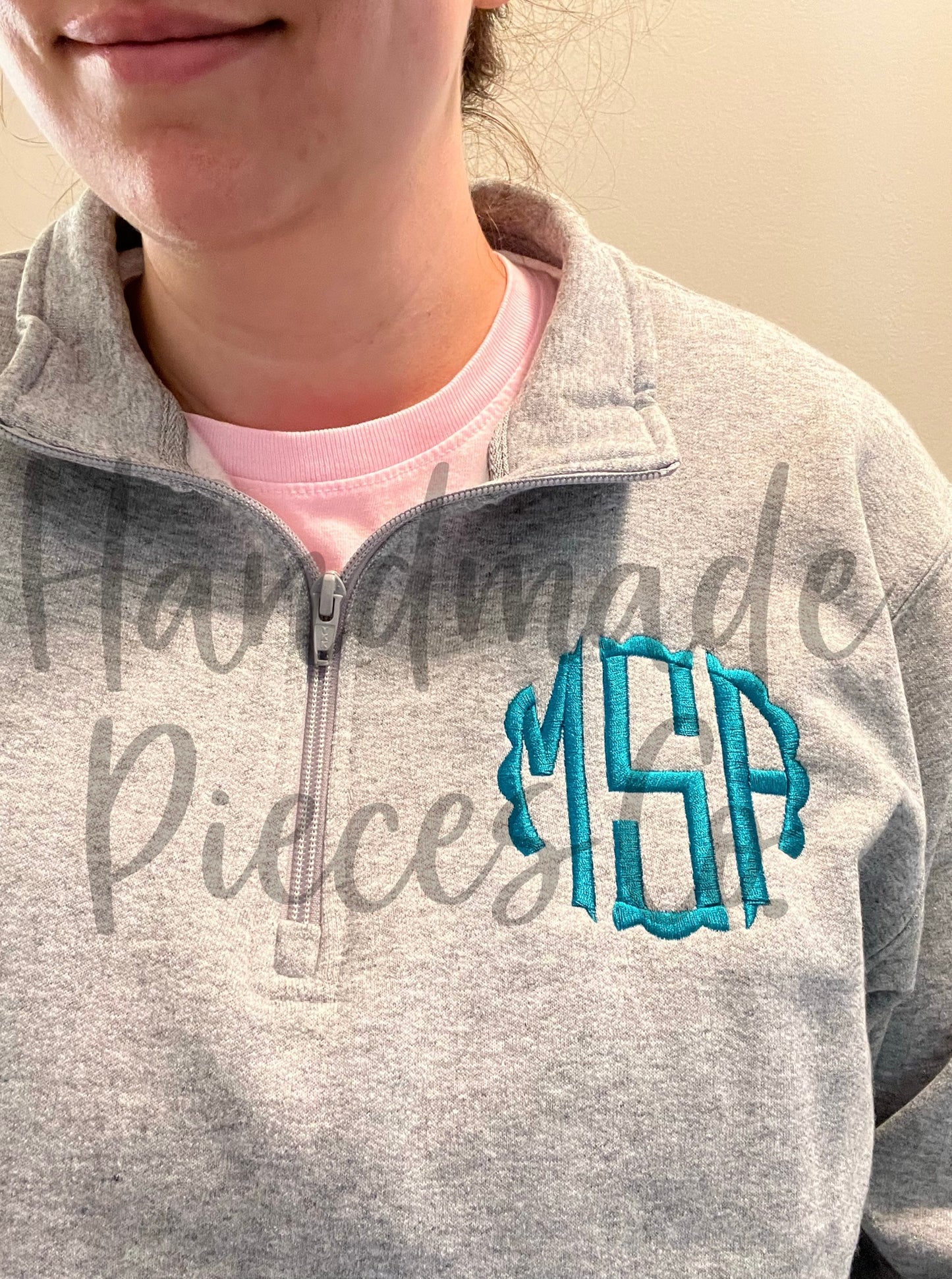 Monogram Embroidered Garment, Pocket - Youth/Adult