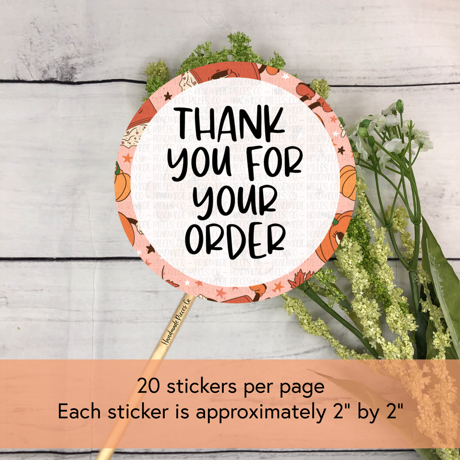 Fall Packaging Sticker