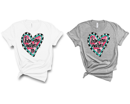 Love One Another, Heart - Sublimation or HTV Transfer