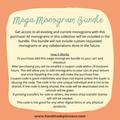 Mega Monogram Bundle