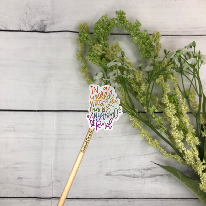 Be Kind Packaging Sticker