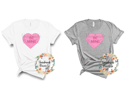 Be Mine Candy Heart, Pink - Digital Download