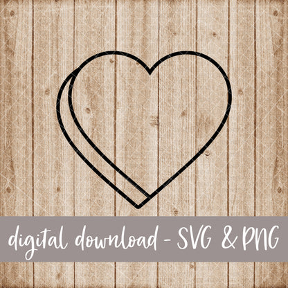 Candy Heart, Blank - Digital Download