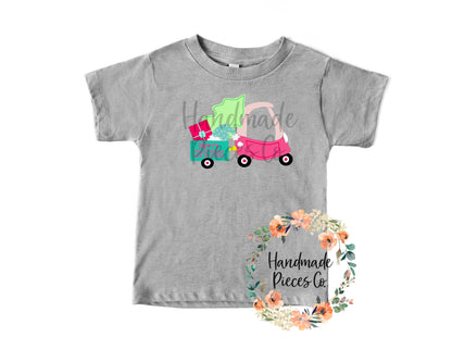 Christmas Coupe, Girl - Sublimation or HTV Transfer