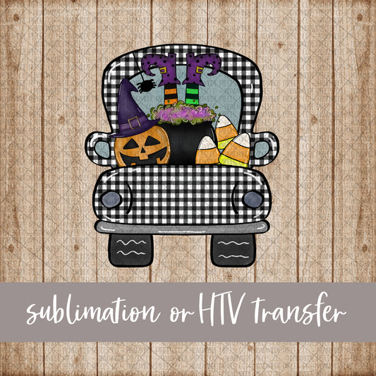 Halloween Truck - Sublimation or HTV Transfer
