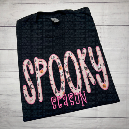 Spooky Season Embroidered Applique Garment - Adult