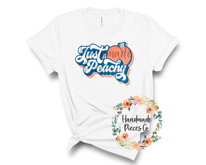 Just Peachy - Sublimation or HTV Transfer
