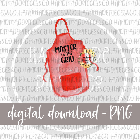 Master of the Grill Apron - Digital Download