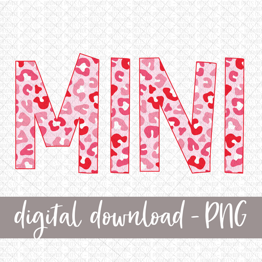 Mini, Pink Leopard  - Digital Download