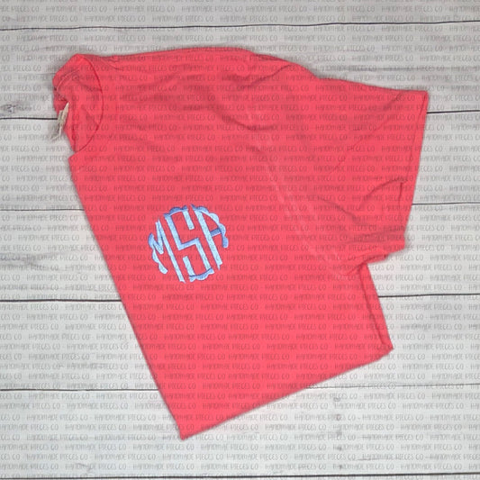 Monogram Embroidered Garment, Pocket - Youth/Adult