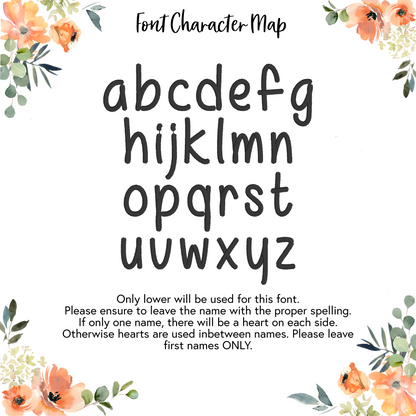 Custom Name Appliqué with Block Names Embroidered Garment - Adult