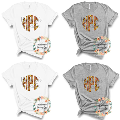 Autumn Plaid Monogram, 2 - Multiple Styles - Digital Download
