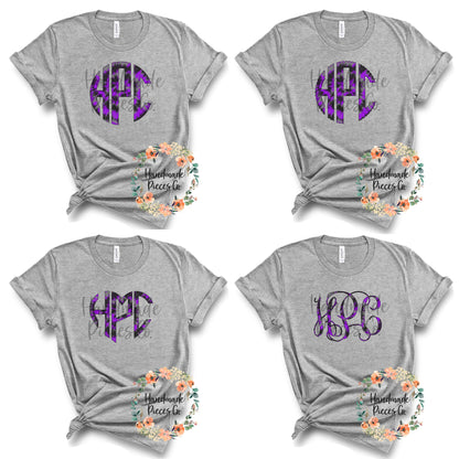Halloween Tie Dye Monogram, Mix 3 - Sublimation or HTV Transfer
