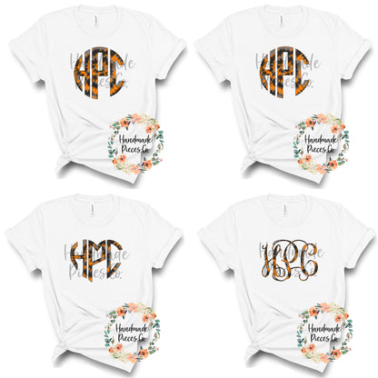Halloween Tie Dye Monogram, Mix 4 - Sublimation or HTV Transfer