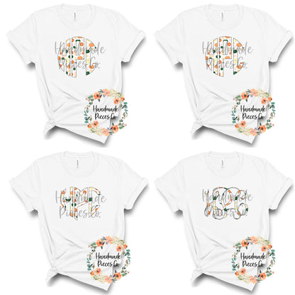 Fall Pumpkins Monogram - Multiple Styles - Digital Download