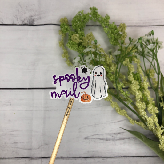Spooky Mail Packaging Sticker - Halloween Theme