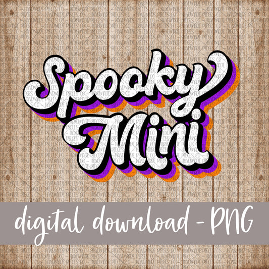 Spooky Mini, Retro - Digital Download