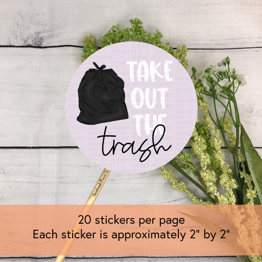 Take Out the Trash, Spring Cleaning Theme