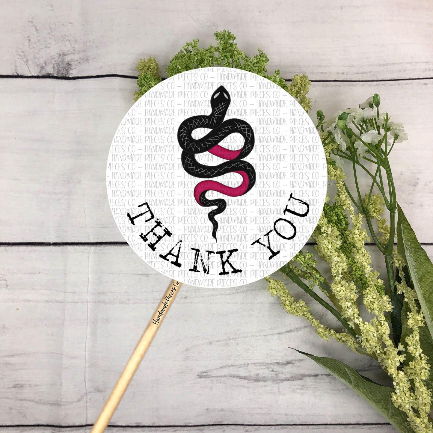 Thank You, Snake - Packaging Sticker, Rebel Theme