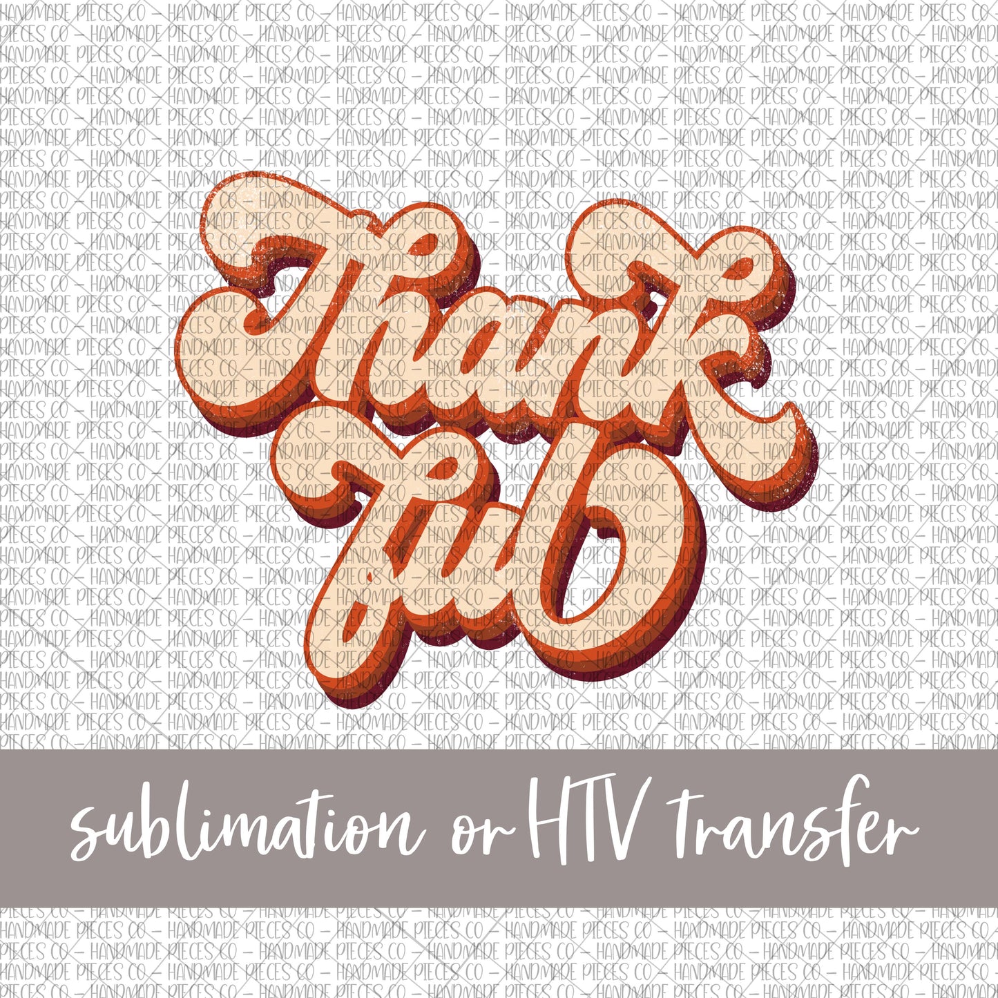 Thankful, Retro - Sublimation or HTV Transfer