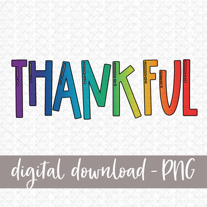 Thankful, Rainbow - Digital Download