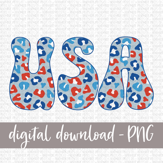 USA Leopard, Retro - Digital Download