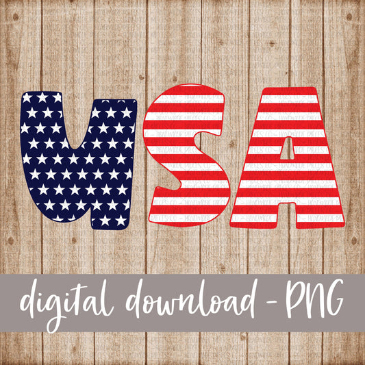 USA, Stars and Stripes - Digital Download