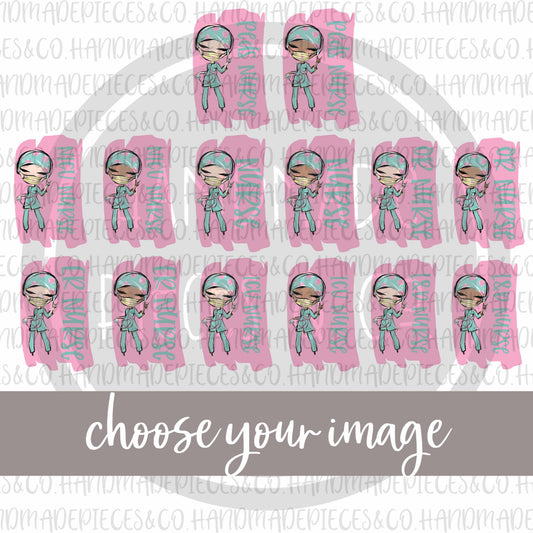 Nurse Figures - Multiple Styles - Digital Download