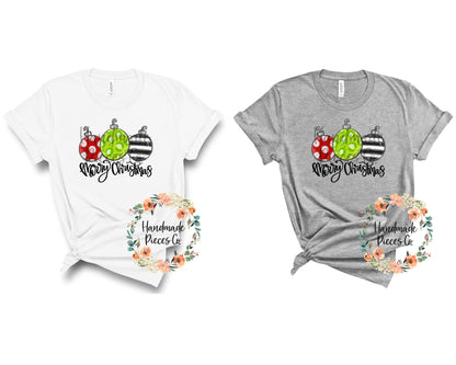 Christmas Ornaments Trio, Merry Christmas - Sublimation or HTV Transfer