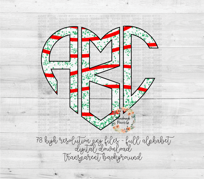 Snack Cake Monogram - Multiple Styles - Digital Download
