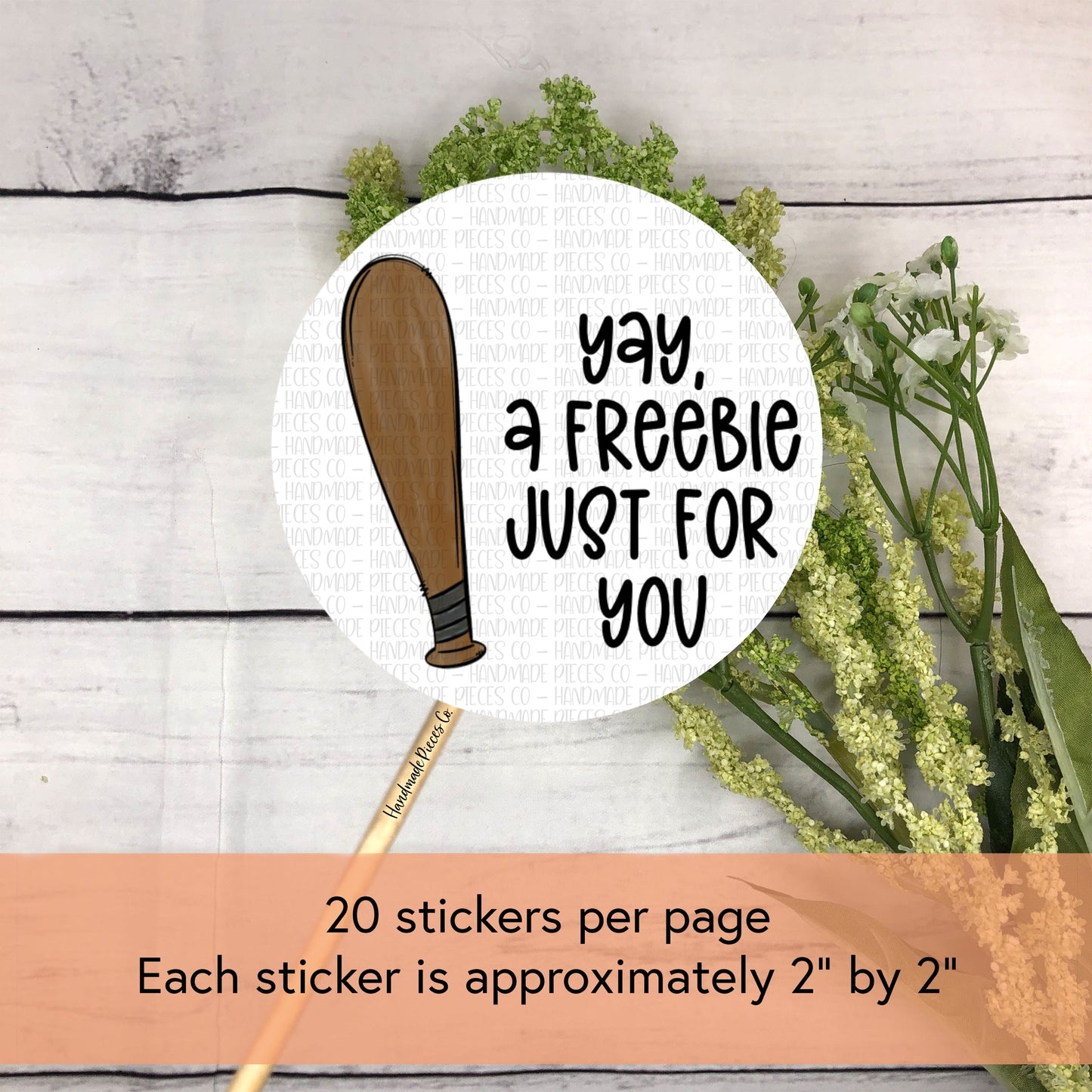Yay, A Freebie Just for You - Packaging Sticker, Ball Life Theme