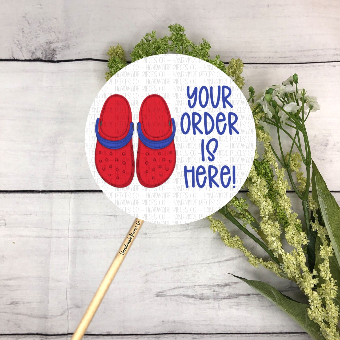 Your Order is Here - Packaging Sticker, America Theme
