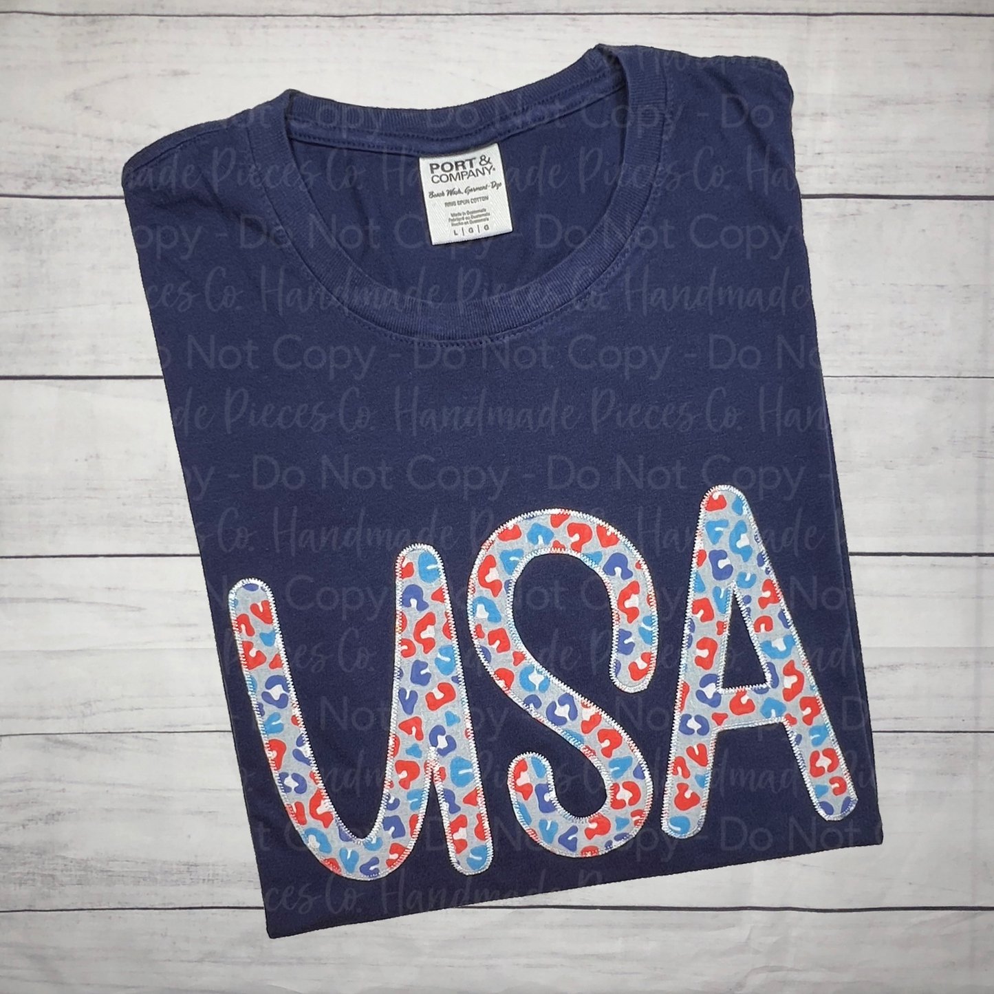 USA Embroidered Shirt Embroidered TShirt - Youth/Adult