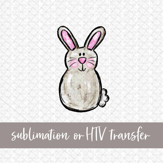 Bunny - Sublimation or HTV Transfer