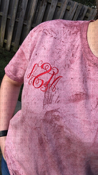 Comfort Colors ColorBlast Monogrammed Embroidered T-Shirt - Adult